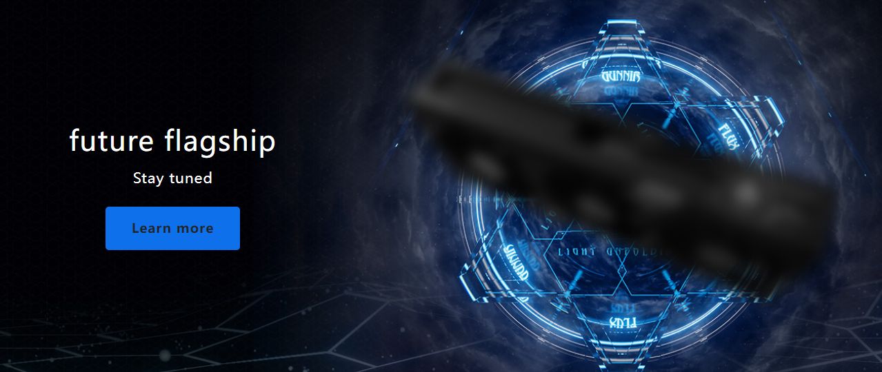Blurred teaser image of Gunnir's upcoming flagship Intel Arc GPU