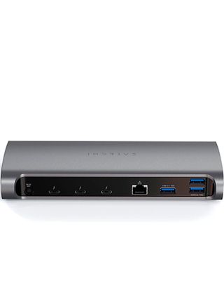 Product shot of Satechi Thunderbolt 4 Multimedia Pro, one of the best docks for MacBook Pro