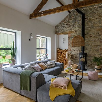 Derelict barn renovation transformed into a stylish modern family home ...