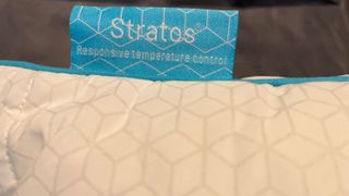 The cooling side of the Simba Stratos Pillow