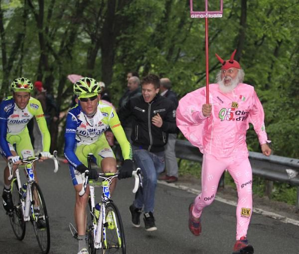 Even in Italy the devil doesn't wear Prada. He wears pink