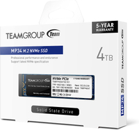 TeamGroup MP34 | 4TB | NVMe | PCIe 3.0 | 3,500MB/s read | 2,900MB/s write | $199.99 $159.99 at Amazon