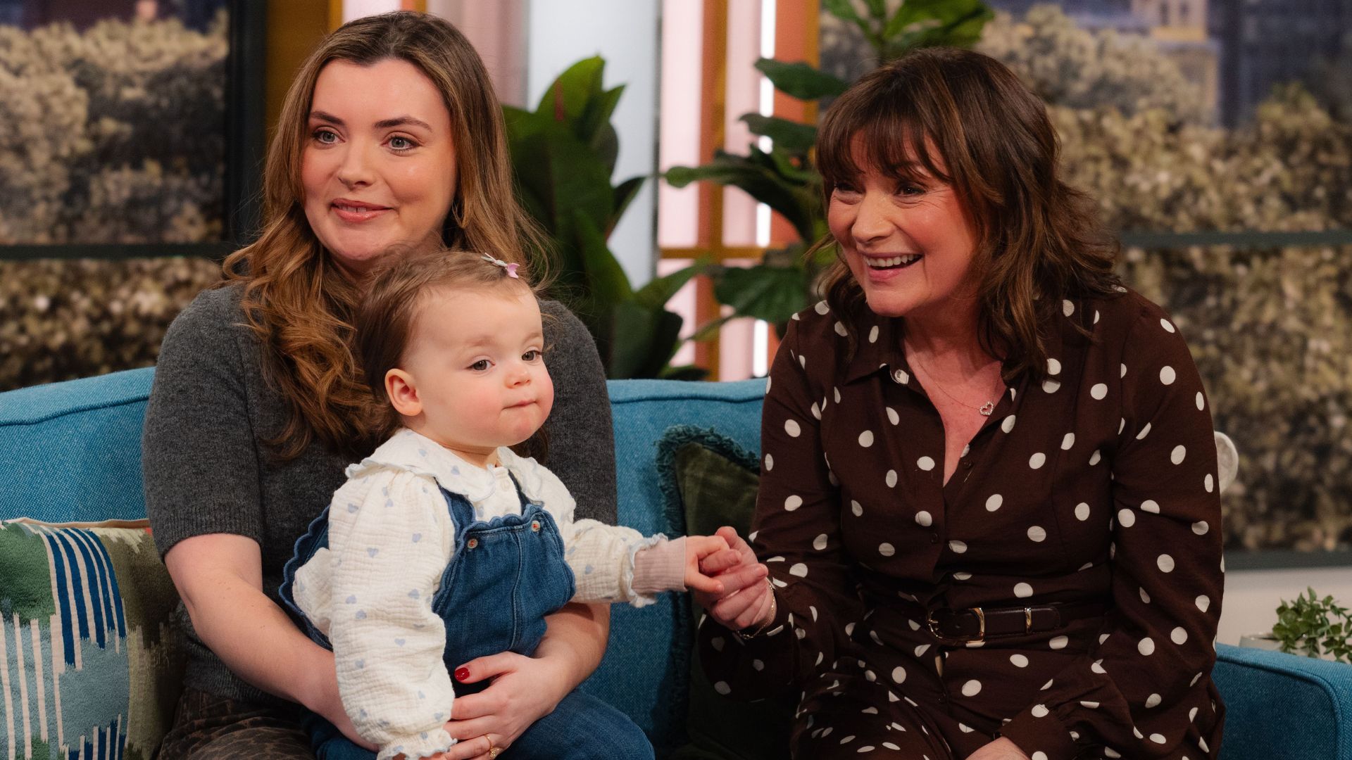 Lorraine Kelly with her daughter, Rosie Kelly Smith and granddaughter, Billie