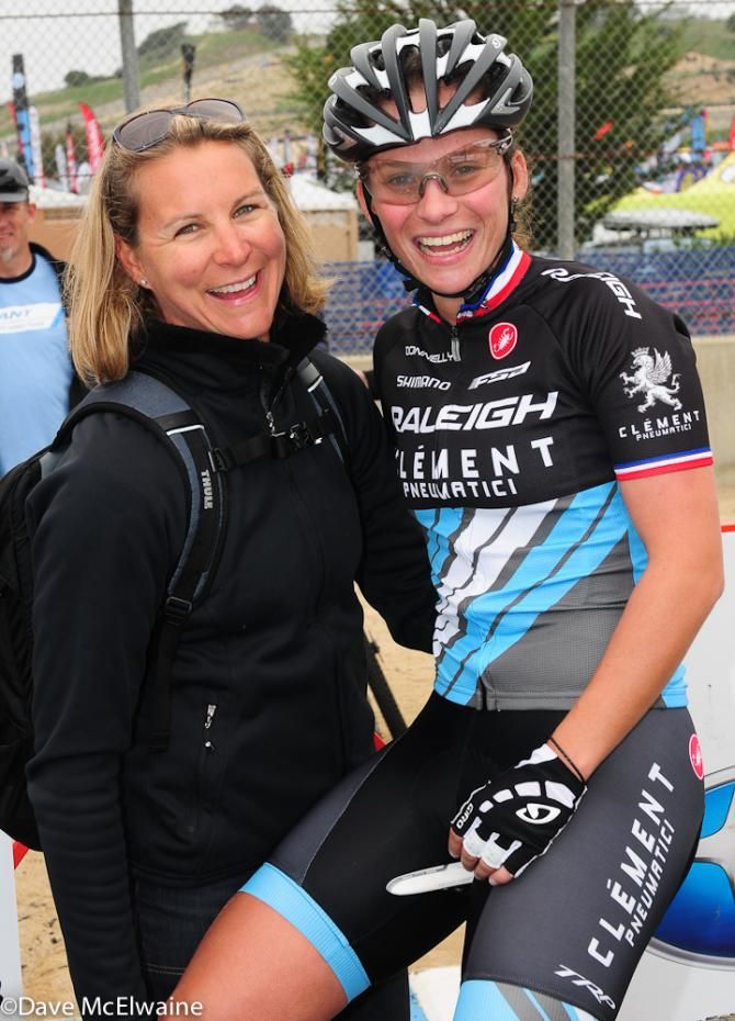 Meredith Miller and Caroline Mani (Raleigh Clement) at the start