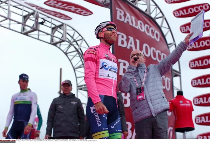 Svein Tuft at the sign on