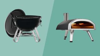 pizza oven vs grill graphic