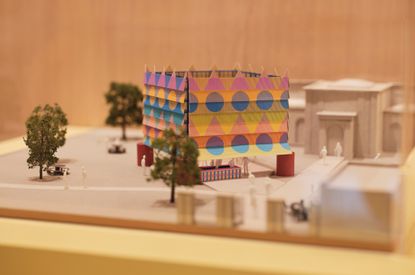 Model of Yinka Ilori Dulwich Pavilion
