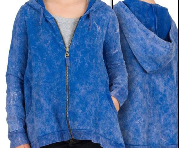 Hooded zip jacket, Style # SJ6J7831.