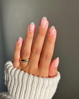 Diamond accent nails