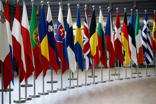 EU member state flags
