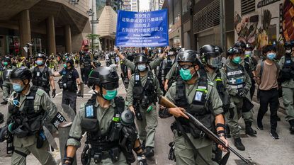 Riot police in Hong Kong © Billy H.C. Kwok/Getty Images