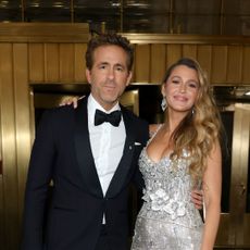 Ryan Reynolds and Blake Lively attend the SNL 50th anniversary special in February 2025