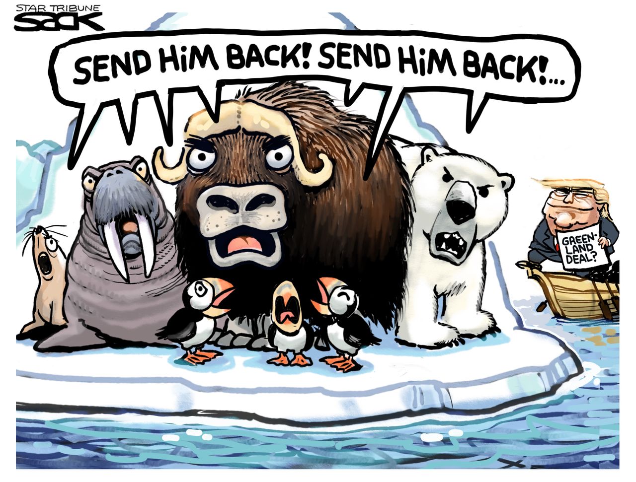 7 icecold cartoons about Trump's Greenland deal The Week