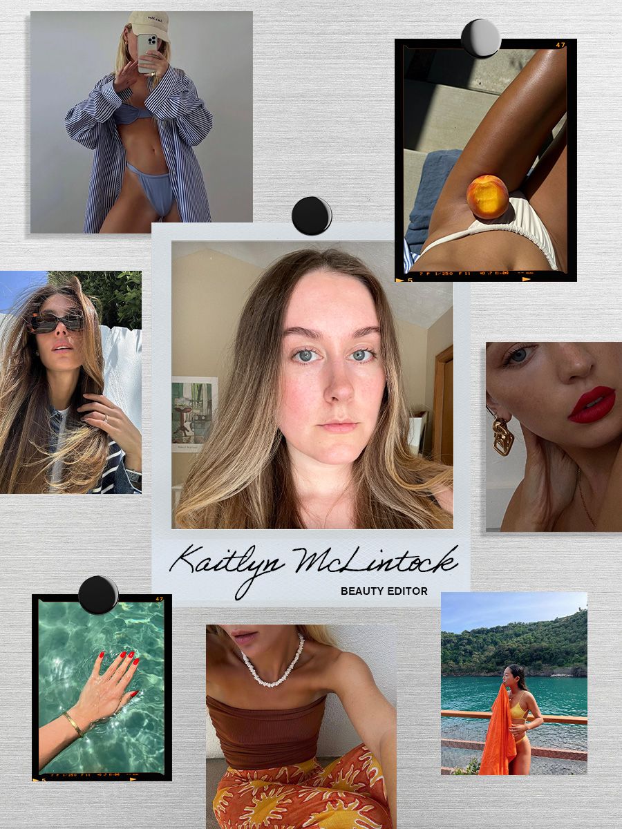 Who What Wear beauty editor Kaitlyn McLintock's summer beauty mood board.