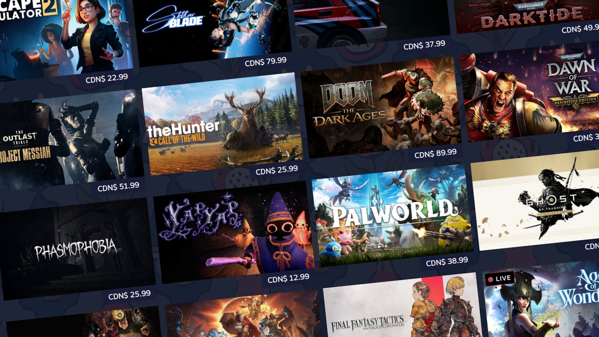 Steam store page detail