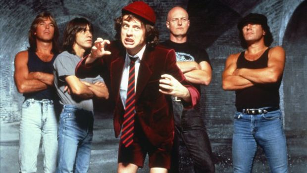 Angus Young of AC/DC Discusses Guitar Riffs and Brown Gibson SG's in ...