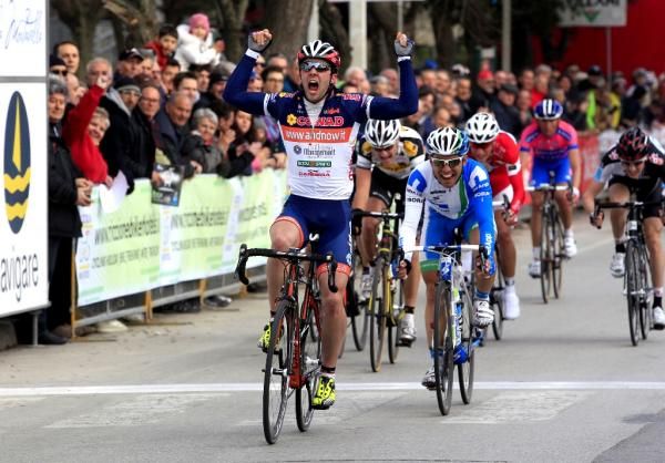 Andrea Palini (Team Idea) wins the opening stage of the Coppi e Bartali