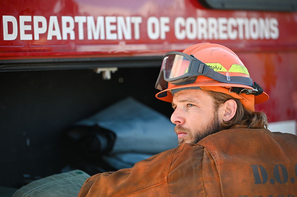 Max Thieriot as Bode Donovan in CBS&#039;s &#039;Fire Country,&#039;