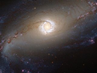 The center of the galaxy NGC 1097.