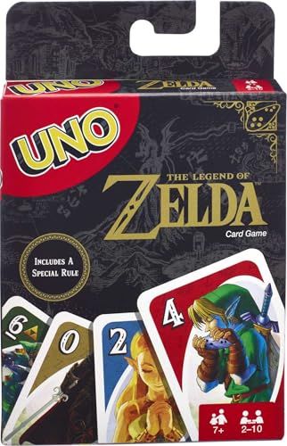 Mattel Games Uno the Legend of Zelda Card Game