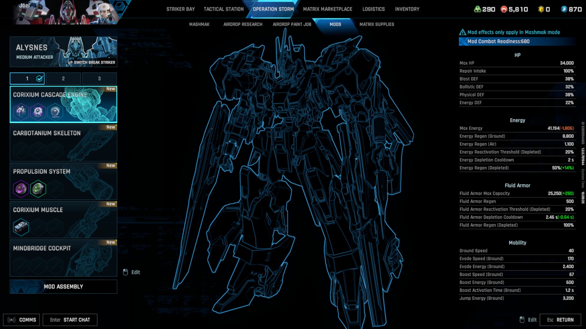Mods in Mecha Break