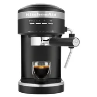 KitchenAid Semi-Automatic Espresso Machine - Matt Black - View at Appliances Direct KitchenAid Semi-Automatic Espresso Machine - Matt Black - View at Appliances Direct