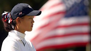 Michelle Wie aged 14 at the Curtis Cup