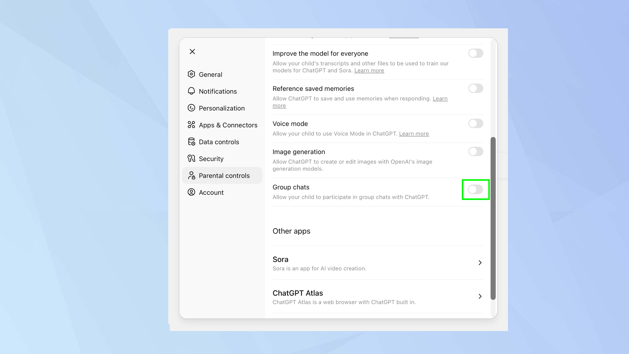 How to set up parental controls in ChatGPT