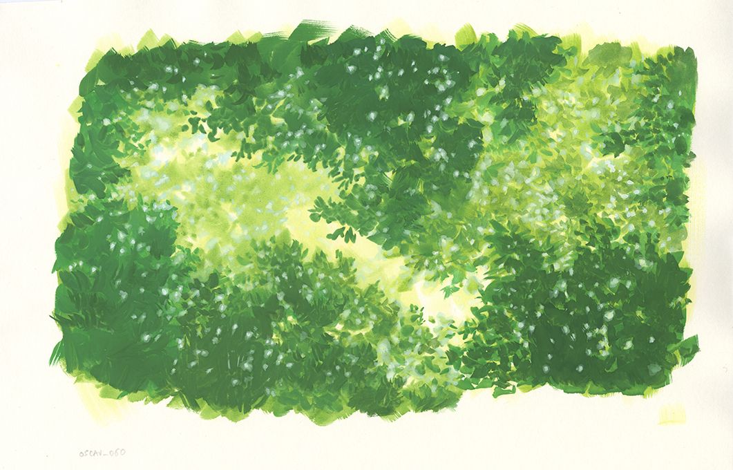 Paintings of leafs