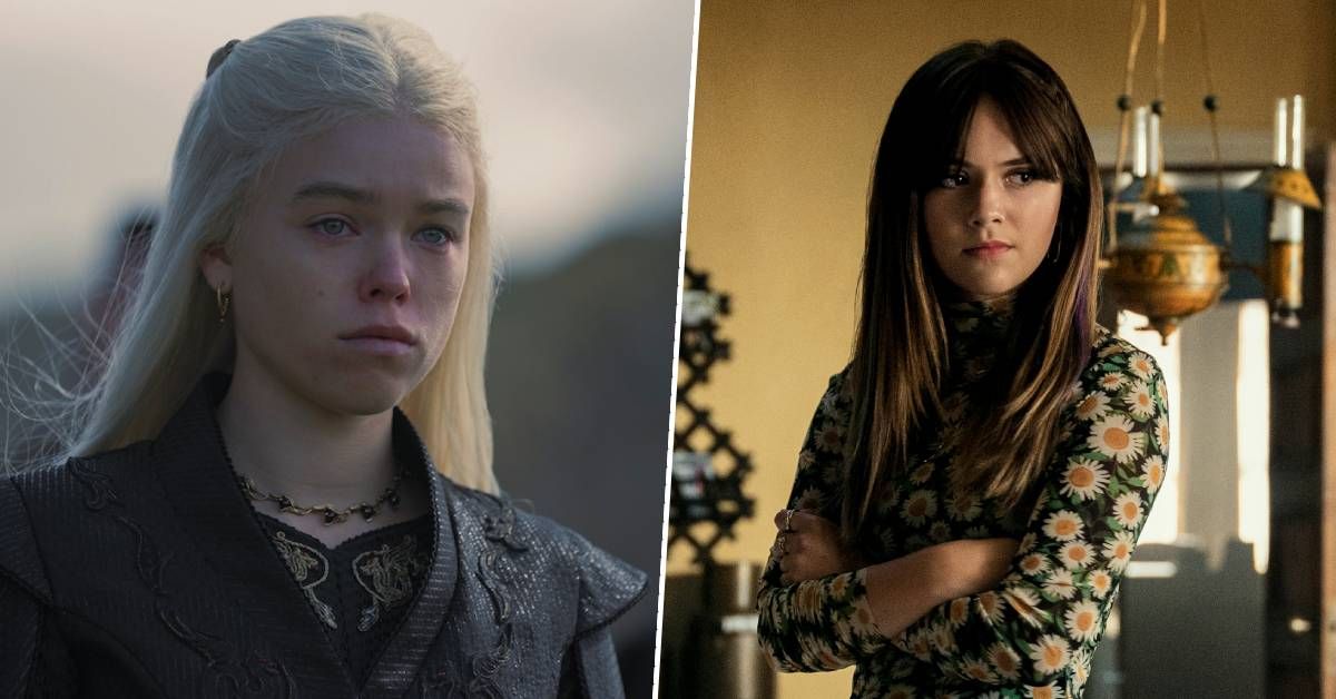 Milly Alcock as Daenerys in House of the Dragon/Emilia Jones as Kinsey in Locke &amp; Key