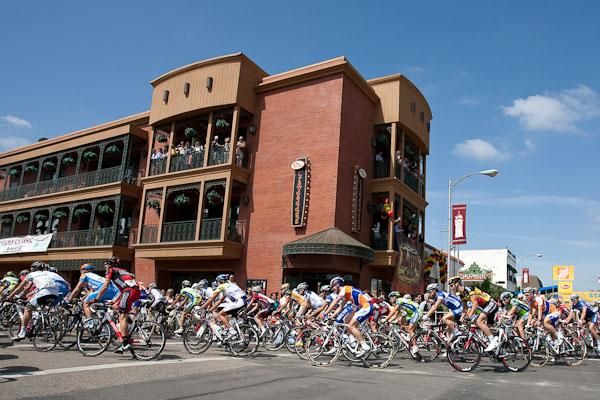 As usual, crowds came out to send off the Amgen Tour of California.
