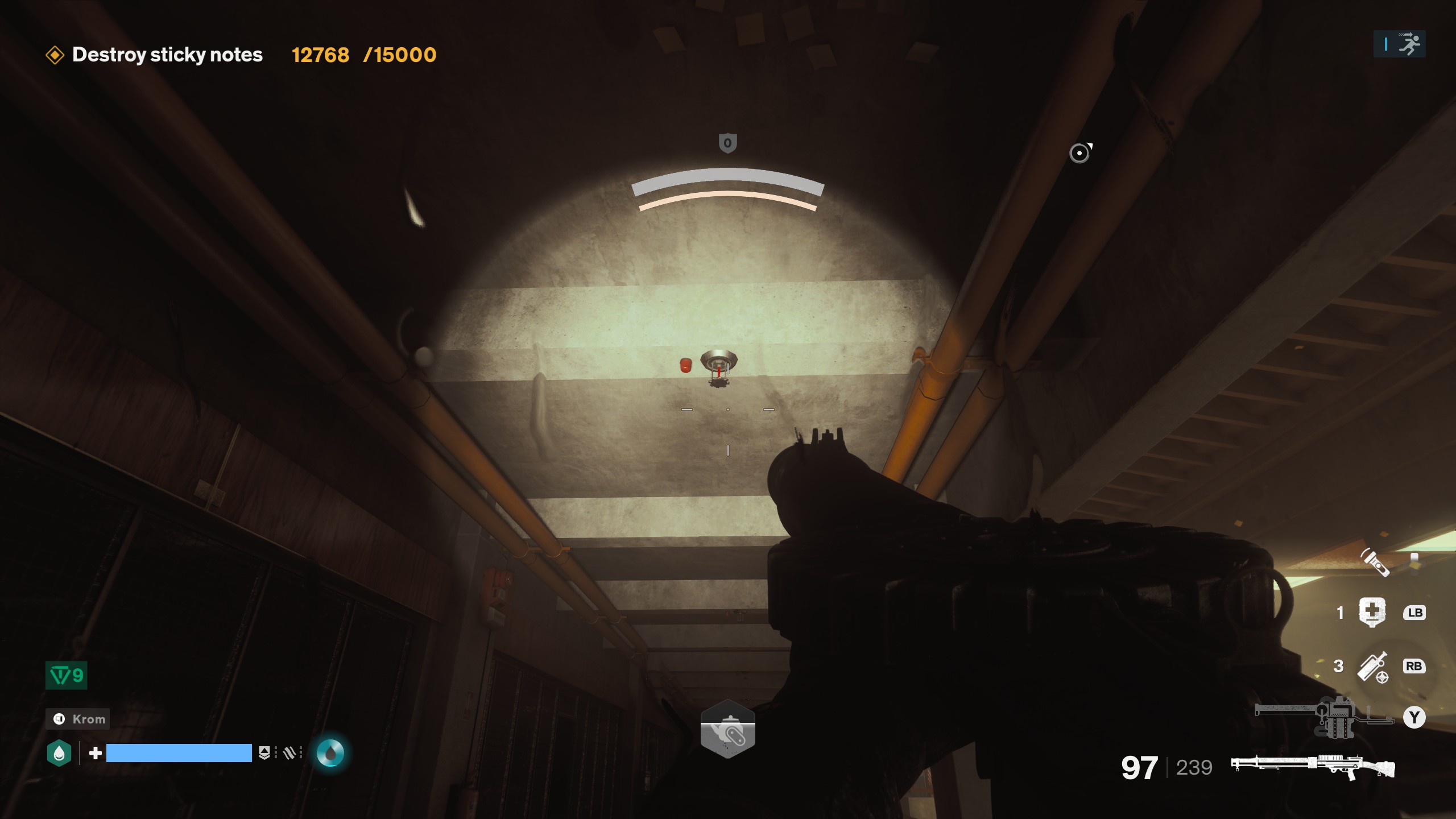 Firebreak sticky notes - Sprinkler