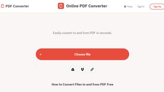 Website screenshot for PDF Converter