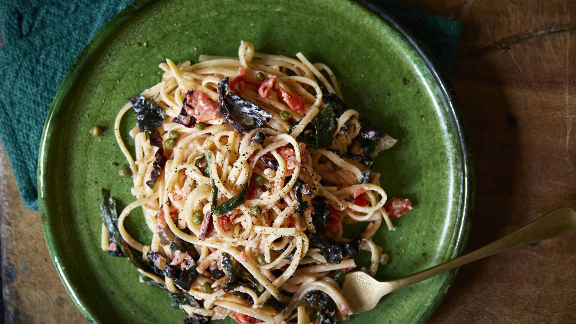 One pot smoked salmon pasta recipe