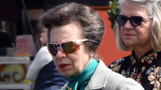 Princess Anne, the Princess Royal attends the Royal Windsor Horse Show on May 10, 2019