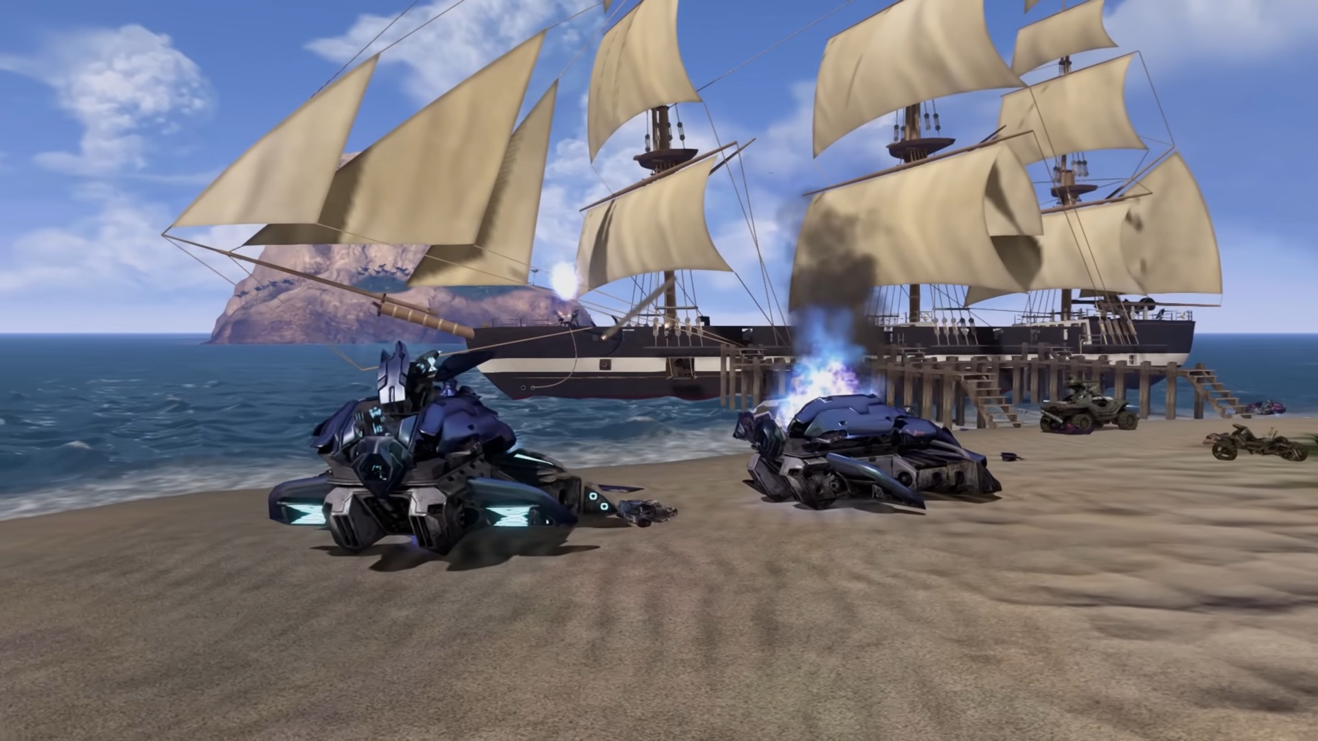 Halo and Sea of Thieves collide in a mod so ridiculous its author had to buy a new PC just to finish it: "It's a miracle I got it working as well as I did"