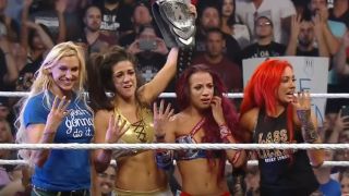 The Four Horsewomen at NXT Takeover Brooklyn