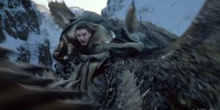 jon snow riding dragon game of thrones season 1 episode 1 hbo