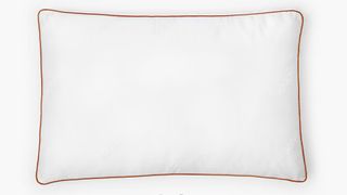 Saatva Latex Pillow against a white backdrop