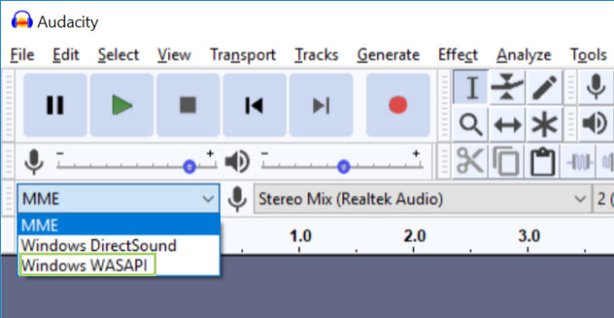 audacity record computer audio windows 10