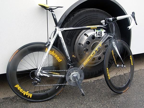Columbia-Highroad's Scott Addicts were nearly stock