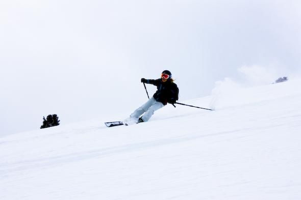 Mikaela Kofman revisits her ski racing days, minus the corduroy