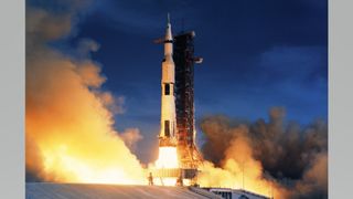 photo of rocket launch