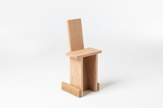 Wooden cafe chair