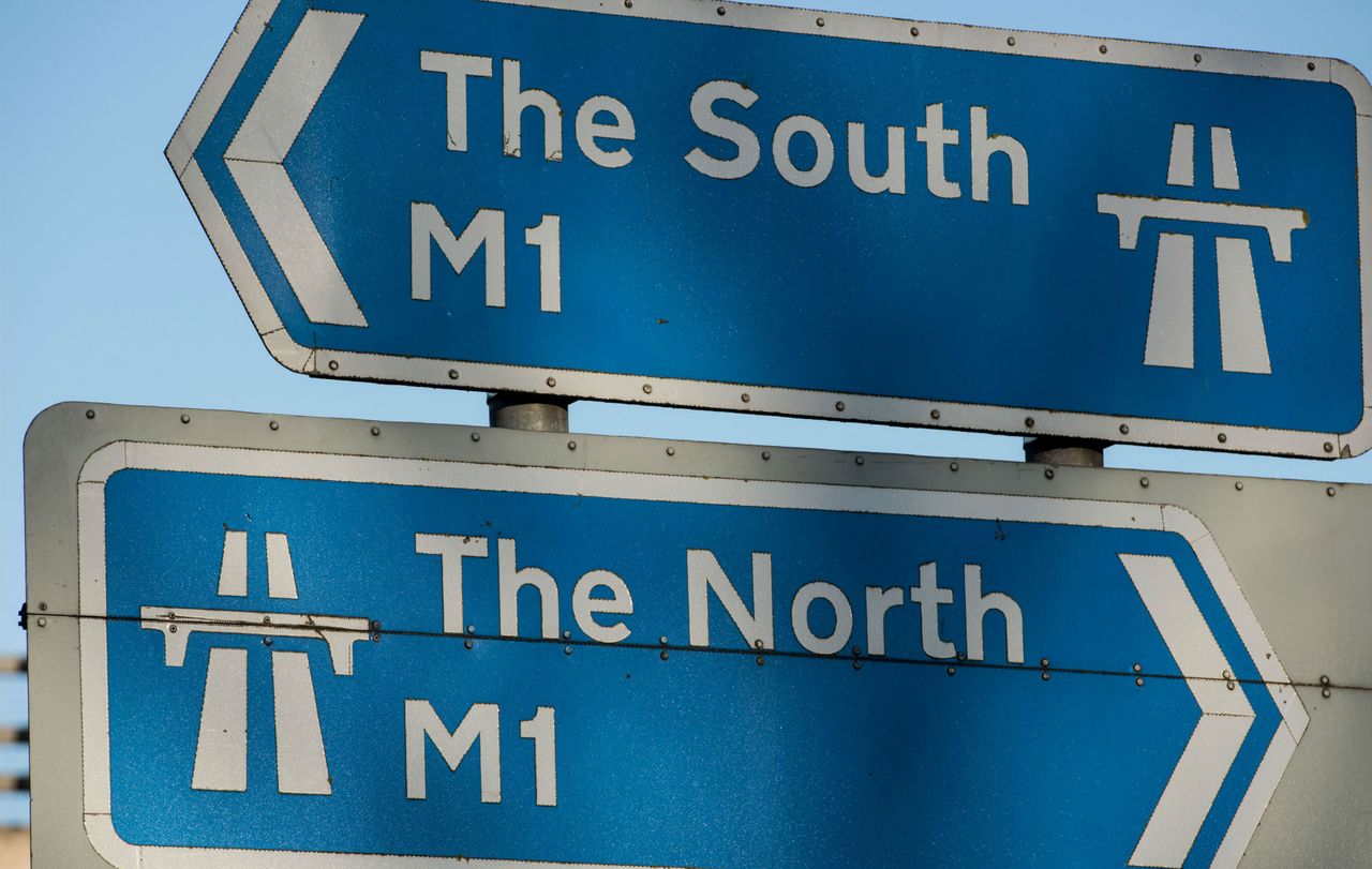 North-south road signs