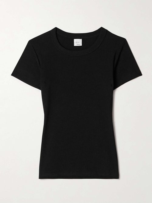 Kelly Ribbed Cotton-Blend Jersey T-Shirt