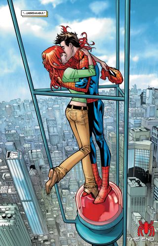Peter Parker and Mary Jane Watson in Marvel Comics