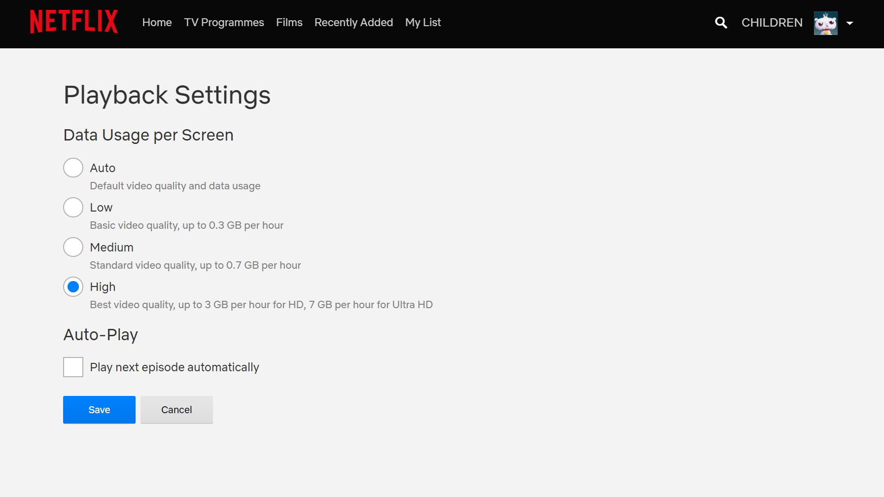  Netflix’s highest quality 4K streaming only requires a streaming data rate of 2mbps.