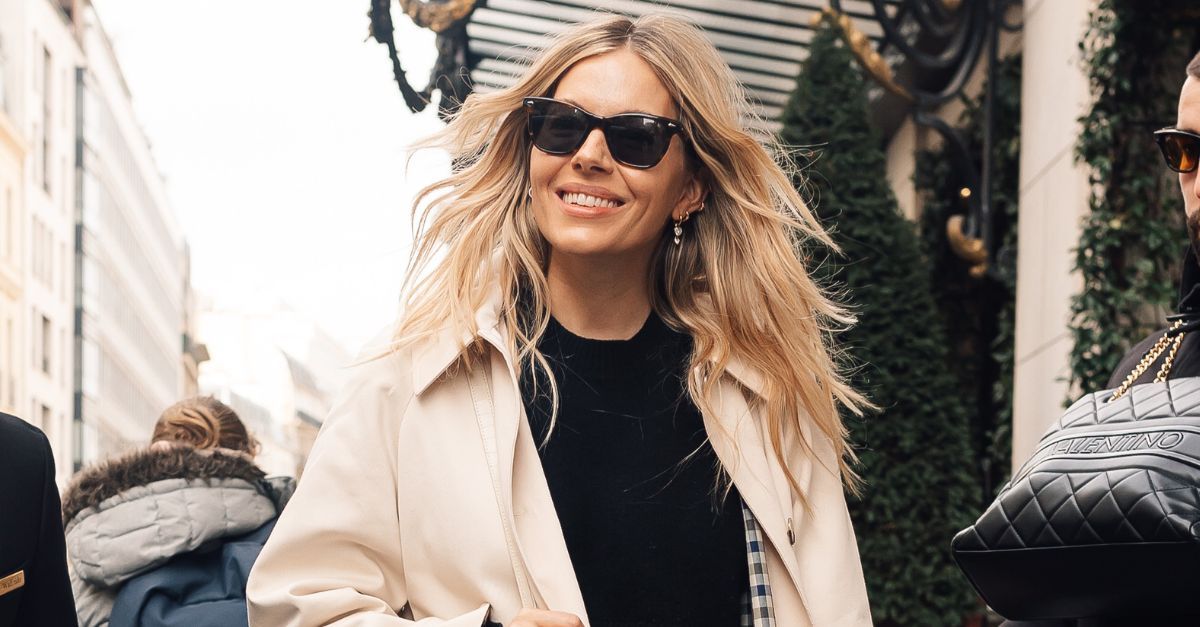 Sienna Miller’s Favourite Trench Coat Is Again in Inventory