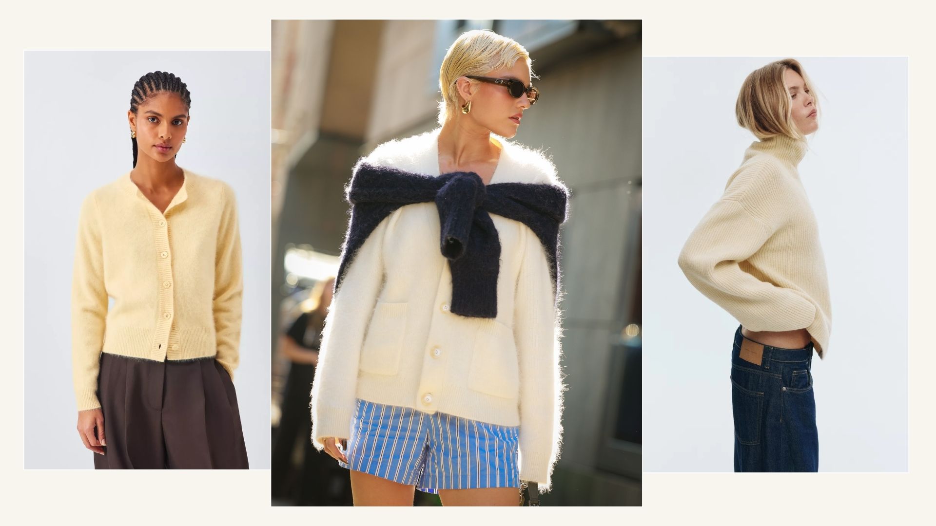 PALE YELLOW KNITWEAR